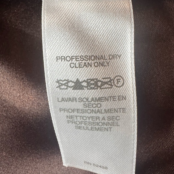 Liz Claiborne NWT Woman’s Sz 10 Chocolate Brown Tiered Floaty Dress
*Flaw Snags - Picture 12 of 14